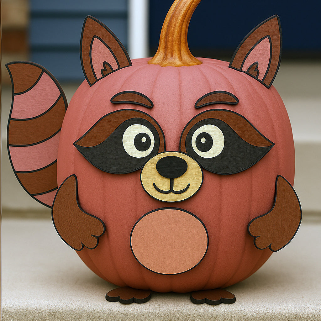 Scout the Raccoon - DIY Pumpkin Craft Kit